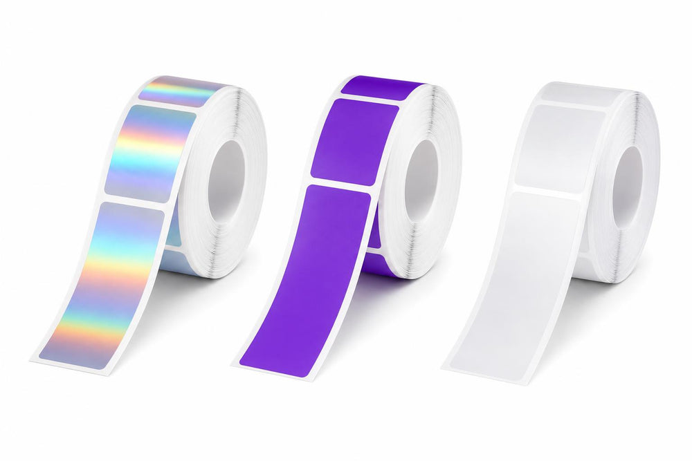 Rollos de etiquetas LabelPro en varios colores